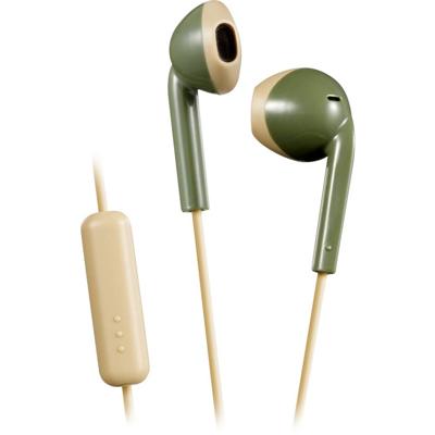 JVC HA-F19M-GC In Ear headset Kabel Stereo Kaki, Beige Headset, Bestand tegen zweet HiFi