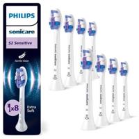 Verpakking van 8 opzetborstels - PHILIPS - HX6058/87 - S2 wit
