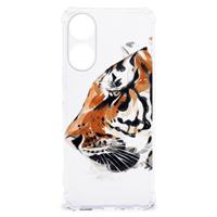 Back Cover OPPO A58 | A78 5G Watercolor Tiger - thumbnail