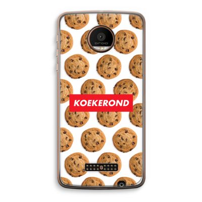 Koekerond: Motorola Moto Z Force Transparant Hoesje
