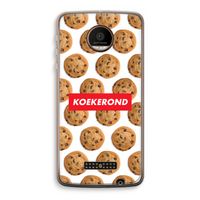 Koekerond: Motorola Moto Z Force Transparant Hoesje
