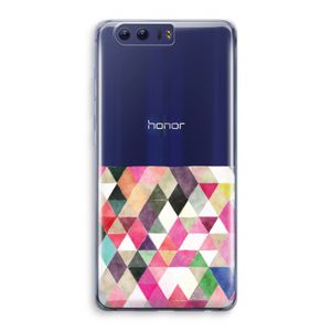 Gekleurde driehoekjes: Honor 9 Transparant Hoesje