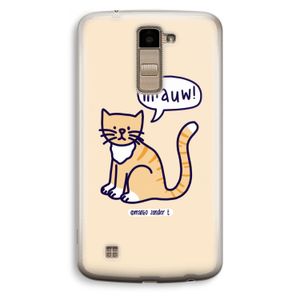Miauw: LG K10 (2016) Transparant Hoesje