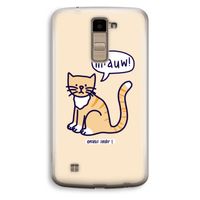 Miauw: LG K10 (2016) Transparant Hoesje
