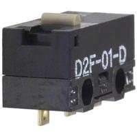 Omron D2F-01-D Microschakelaar 30 V/DC 0.1 A 1x aan/(aan) 1 stuk(s) Bag