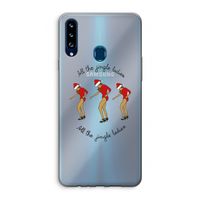 Jingle Ladies: Samsung Galaxy A20s Transparant Hoesje