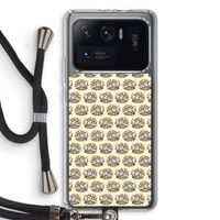 Slapende poes: Xiaomi Mi 11 Ultra Transparant Hoesje met koord