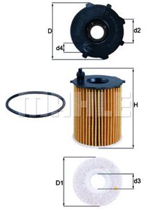 Oliefilter MAHLE, Diameter (mm)71,88mm, u.a. für Fiat, Lancia, Alfa Romeo