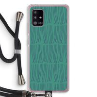 Swirls: Samsung Galaxy A51 5G Transparant Hoesje met koord Swirls: Samsung Galaxy A51 5G Transparant Hoesje met koord