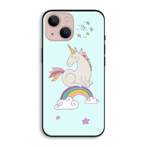 Regenboog eenhoorn: iPhone 13 Biologisch afbreekbaar hoesje