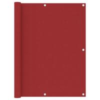 VidaXL Balkonscherm 120x600 cm oxford stof rood
