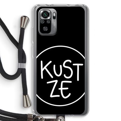 KUST ZE: Xiaomi Redmi Note 10S Transparant Hoesje met koord