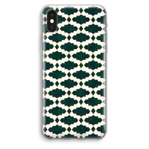 Moroccan tiles: iPhone XS Max Transparant Hoesje