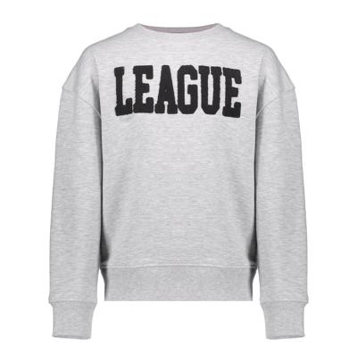 Geisha winter sweater meisjes - grijs/zwart - league