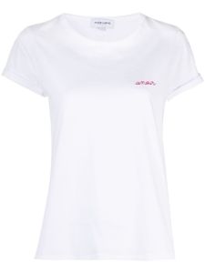 Maison Labiche t-shirt à slogan Amour brodé - Blanc