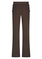 Tramontana Technical Sweat Wide-leg Button C12-18-101 F Broek 002660-espresso