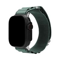 Mobilize Nylon Watch Band - Alpine - Titanium Connector - for Apple 42/44/45/49mm - Green