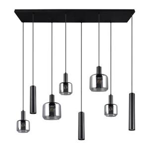 Trio Mataro Hanglamp 8-lichts - Zwart Mat