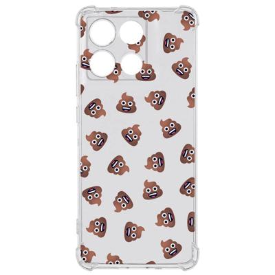 TPU Telefoonhoesje Motorola Moto G56 - Poep Emojis backcover TPU Telefoonhoesje Motorola Moto G56 - Poep Emojis backcover