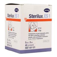 Sterilux Es1 Kp Ster 8pl 5,0x 5,0cm 40 2050160