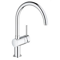 GROHE Minta Keukenkraan - hoog - draaibare ronde uitloop - chroom 32917000