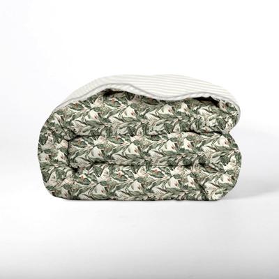 Easy Dekbed Floral Green Bloemen 140x200 Cm Warmteklasse 2 (winter) & Anti Allergie & Anti Huisstofmijt Zydante - Dekbed-Discounter.nl