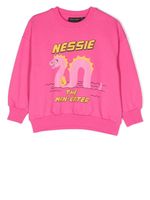 Mini Rodini sweat Nessie à imprimé graphique - Rose