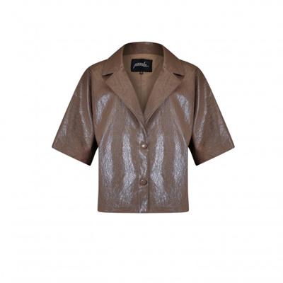 Poools - Beige | Dames | Jasje | Beige | 34 | regular | Kamst mode