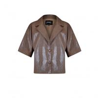 Poools - Beige | Dames | Jasje | Beige | 34 | regular | Kamst mode