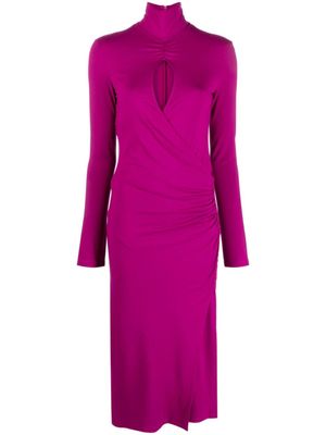 PINKO Mini-jurk met uitgesneden taille - Paars PINKO Mini-jurk met uitgesneden taille - Paars