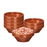 Soepkommen / serveer schaaltje - 8x - terracotta - D15 x 6 cm - aardewerk - Spaanse sfeer - 600 ml Soepkommen / serveer schaaltje - 8x - terracotta - D15 x 6 cm - aardewerk - Spaanse sfeer - 600 ml