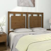 Hoofdbord 125,5x4x100 cm massief grenenhout honingbruin