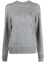 Golden Goose sweat à étoiles imprimées - Gris