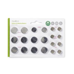 Nedis Lithium / Alkaline Knoopcelbatterij Multipack | 1.5 / 3 V DC | 20 Stuks | 1 stuks - BALAK20BL BALAK20BL