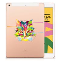Apple iPad 10.2 | iPad 10.2 (2020) | 10.2 (2021) Tablet Back Cover Cat Color