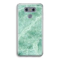 Groen marmer: LG G6 Transparant Hoesje