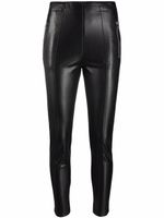 Ermanno Scervino pantalon texturé à coupe skinny - Noir
