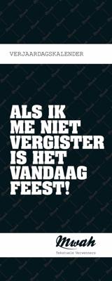 Mwah Verjaardagskalender