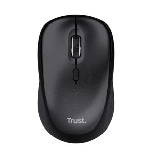 Trust TM-201 Muis Radiografisch Optisch Zwart 4 Toetsen 1600 dpi Geluidsarme toetsen