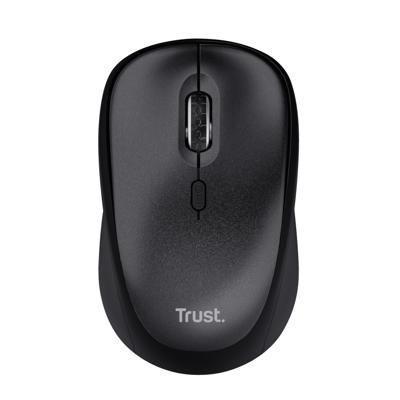 Trust TM-201 Muis Radiografisch Optisch Zwart 4 Toetsen 1600 dpi Geluidsarme toetsen