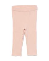 HEMA Baby legging rib gebreid oudroze (oudroze)