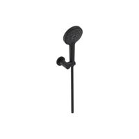 Handdoucheset MAY 3-Standen Handdouche, Verstelbare Wandsteun en Smooth Doucheslang 125 cm Mat Zwart PED