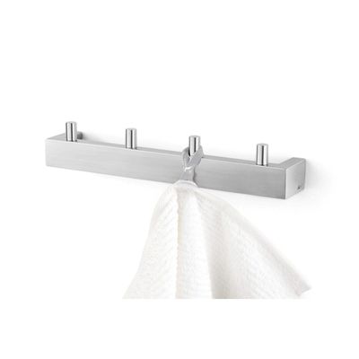 Zack Linea Kapstokje 5.5X27.5X8cm Mat Gesatineerd RVS 40389