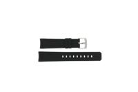 Horlogeband Tag Heuer WAF1110 / WAF1112 / BT0709 Rubber Zwart 20mm