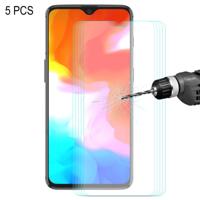 5 pc's ENKAY Hat-Prins 0 26 mm 9H 2.5D gebogen rand getemperd glas Film voor OnePlus 6T