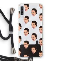 Ugly Cry Call: Samsung Galaxy A70 Transparant Hoesje met koord
