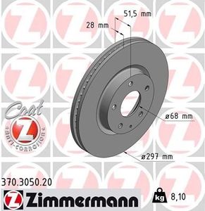 Remschijf Coat Z 370305020