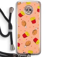 Chicken 'n Fries: Motorola Moto G6 Transparant Hoesje met koord