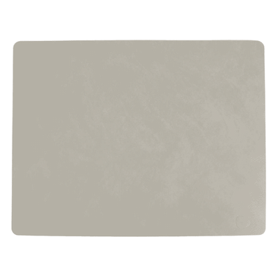 LIND DNA - Dinner Mat Square - Placemat 35x45cm Nupo Light Grey