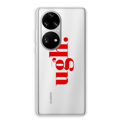 Ugh: Huawei P50 Pro Transparant Hoesje
